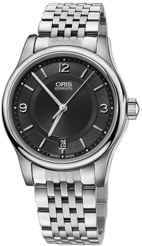 Buy this new Oris Classic Date 37mm 01 733 7578 4034-07 8 18 61 midsize watch for the discount price of £620.00. UK Retailer.